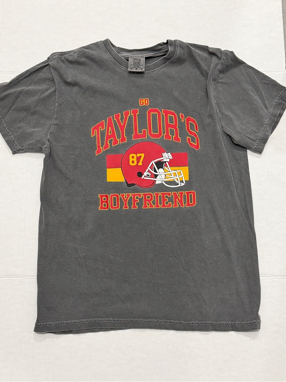Taylor's Boyfriend Graphic Tee - Charcoal